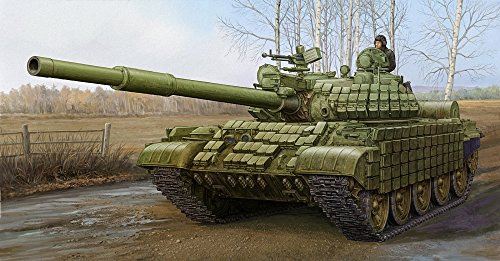 Trumpeter 01556 Modellbausatz Russian T-62 ERA (Mod. 1972), Grün, Schwarz