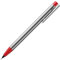 Lamy logo matt red Druckbleistift – zeitloser Minenbleistift mit hoher Funktionalität & Gehäuse aus robustem Edelstahl – Bleistift mit Feinstrichmine M 40 in Strichbreite 0,7 mm