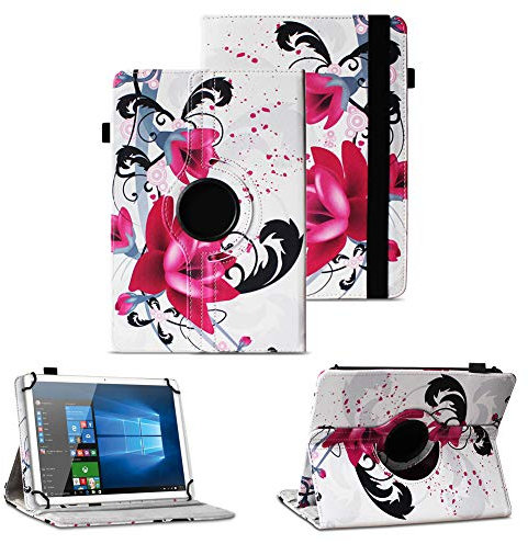 NAUC Tablet Schutzhülle kompatibel mit Sign E10M2 / E10M Hülle für Tablet 360 Grad Drehbar Tasche ultradünne Kunstleder Tablethülle Standfunktion 360° Drehbar Case, Farben:Motiv 7
