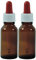 Viva-Haushaltswaren Gabriele Hesse e.K. 2 Pipettenflaschen 20ml, Apothekerflaschen in Braunglas, inkl. 2 Beschriftungsetiketten