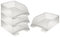 Leitz 523300 Briefkorb Jumbo Plus, A4, extra hoch, Polystrol (Briefkorb Jumbo Plus, frost 4er Set)