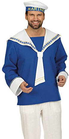 Andrea Moden - Kostüm Matrosen-Shirt, mit Matrosenkragen, Mottoparty, Karneval