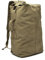 OAREA multifuncional Militar táctica lona mochila hombres hombre gran ejército cubo bolsa al aire libre deporte Duffle bolsa viaje mochila, bronceado, 21.6*11.8*7.9Inches
