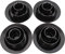 Epic Militaria A. Blöchl Durable Emaille Camping Tafelservice (schwarz, 4 Sets)