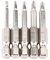 Puntas de destornillador triangular hexagonal de vástago hexagonal de 5 mm y 50 mm Δ1.8/Δ2.0/Δ2.3/Δ2.7/Δ3.0 Magnetismo fuerte para destornilladores eléctricos, destornilladores manuales, taladros inal