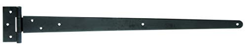 Alberts 309893 Cross Pendant Black Dipped Varnish Strap 596 x 48 mm Hinge 90 x 40 mm