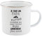 Mug Tasse Rétro en métal émaillé imprimé citation Je un papa motard comme un papa normal mais en plus cool ref 2622