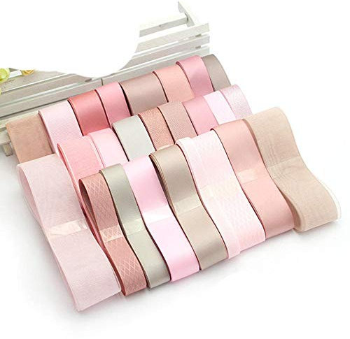 GFFGA Lucia Crafts 25y zufällige gemischte Satin Grosgrain Organza Band Bogen Craft DIY Geschenkverpackungsmaterial Q0104