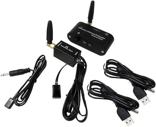 SZBJ Kit de répéteur IR sans Fil/Extension de télécommande (câble émetteur à tête Unique)
