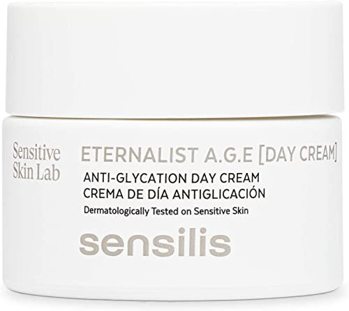 Sensilis - Eternalist A.G.E. Crema de Día Antiglicación, Hidratante, Nutritiva y Redensificante con Ácido Hialurónico y Vitamina E, Para Pieles Maduras o Muy Secas - 50 ml