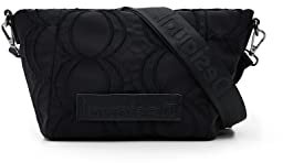 Desigual Damen Bag_bubbles_amber BAG BUBBLES AMBER 2000 BLACK, Schwarz, Einheitsgröße EU