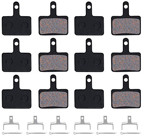 Gobesty 6 Paar Bremsbeläge Für Shimano Tektro, Bremsbeläge Fahrrad Scheibenbremse, b01s b03s Bremsbeläge, Bike Beläge Brake Pads Für Shimano M315, M355, M446, M515, M515-La-M, M525 C501, C601 Usw