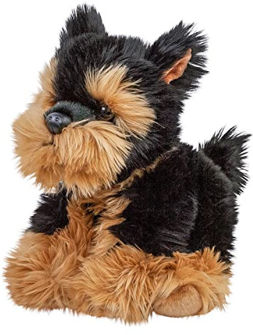 Teddys Rothenburg Kuscheltier Hund Yorkshire Terrier 28 cm sitzend Plüschhund