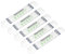 sourcing map 5 Stück Pry Öffnen Reparatur Werkzeug Kit Metall Spudger für Handy PC Tablet Laptop LCD Bildschirm Smartphone Reparatur 120x20mm