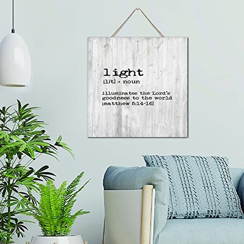 Placa de madera rústica para decoración de pared, letrero de madera, definición de sustantivo, arte vertical de pared, letrero de madera, 12 x 12 pulgadas, letrero de madera, letrero colgante de