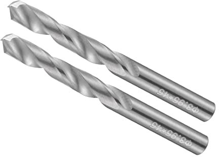 CoCud Forets Carbure Monobloc, 3,95mm Diamètre, K35 Tungstène Carbure Précision Mini Tordu Foret Forage - (Applications: pour Inox Acier Alliage Métal), 2 Pcs
