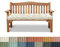 PHUSTJKL Bankauflage Bankkissen Stuhlkissen 100X40X6CM rutschfeste Gartenbankkissen Bankpolster Rückenkissen Schaukel Sitzkissen für Outdoor Indoor Gartenmöbel Terrasse Drinnen-Weiss