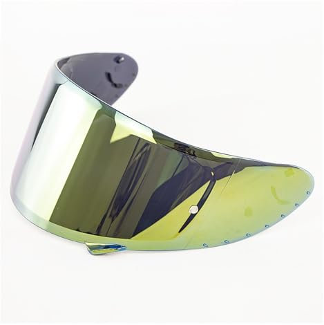 ADovz Motorradhelm-Visier, UV-Schutz, Kratzfest, Windschutzscheiben-Zubehör, Helmbrille,dauerhaft