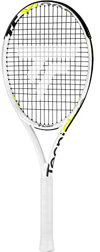 TECNIFIBRE - Tennisschläger TF-X1 285 mit Seil – Grip 3, weiß und gelb