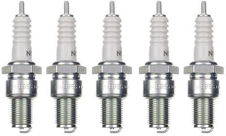 Zündkerzen Set B9ES 5 Stück – passend für Piaggio NRG/Hexagon/Liberty, Derbi Atlantis/Senda, Cagiva Freccia, BMW R69S