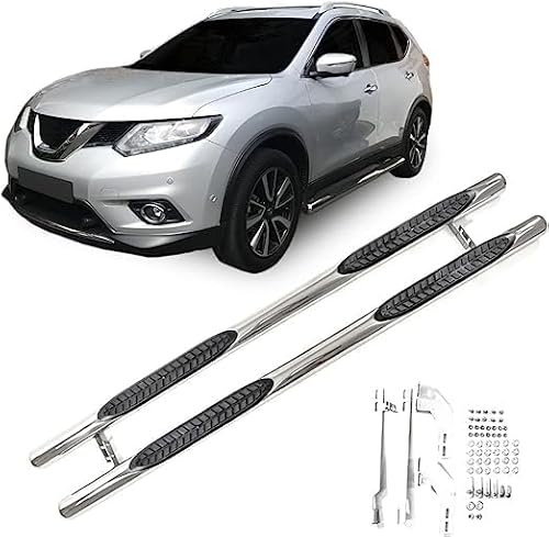 KAMNIK Voiture Marchepieds LatéRaux pour Nissan X-Trail T32 2014-2021,PéDales Anti-Collision Body Protection Accessoires
