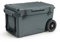 COSTWAY 71L Insulated Cooler Box, Mobile Ice Chest Box with All-Terrain Wheels, Handles and Bottle Opener, Portable Cooler for Camping, Fishing & Beach, 5-7-day Ice Retention (Grey)