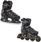 RAVEN Expert 2in1 Schlittschuhe Hockey Inline Skates Inliner für Kinder und Erwachsene verstellbar (Gold, 43-46 (28-30,5cm))