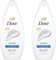 Dove Bundle With Dove Hydrate Body Wash 225ml (2 Pack) - Gently Cleanse For Instantly Softer, Smoother Skin