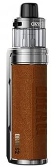 TVDC Voopoo Drag X2 Pod Kit, 5-80 W Adjustable, Display 0.96 TFT Screen, Battery Capacity 18650 * 1 (Not included), Sturdy and Stylish, 2ml Cartridge No Nicotine (Retro)