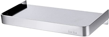 IMIKEYA Wandmontierter Telefonhalter Aus Edelstahl Für Die Toilette Badezimmerregal Für Telefon Handyhalter Ständer Lautsprecherregal Schwebende Wandregale