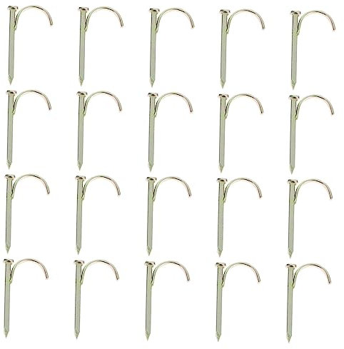HOMSFOU Wasserrohr Befestigungsnägel Aus Stahl Wasserhahn Rohrklammer Feste Halterung Für Gartenbewässerungssysteme Langlebige Rohrhalterung Für Wasserleitungen