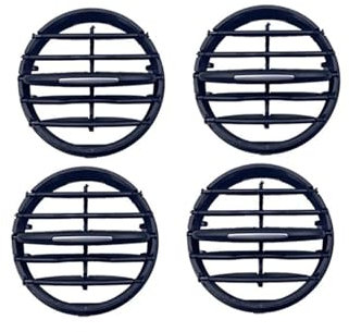 DZSLLOOI Für VW Für Tiguan Mk1 5N 1 Für 2007-2017 5N0819703 1x/4x/8x/10x Armaturenbrett Klimaanlage Outlet Vent Grill A/C Klapp Rutsche Clip Auto Klimaanlagen Auslassgitter(4PCS-Left-Right)