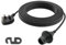 FIRMERST Outdoor E14 Lamp Holder with Plug, IP44 Waterproof, 10m Rubber Cable Light Fitting for Garden and Shed Use