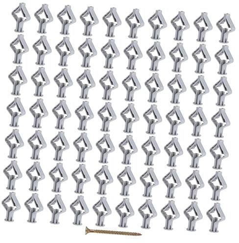 NAMOARLY 100pezzi Tassello Espansione Plastica Fissaggi Per Cartongesso Accessori Ferramenta Leggeri e Durevoli Sicuri e Resistenti Per Installazione Stabile Su Pareti
