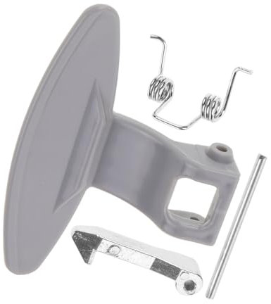 HOMSFOU 1juego Manija De Puerta De Repuesto Metálica Para Lavadora De Tambor Compatible Con Lavadoras Fácil Instalación Y Elegante Diseño
