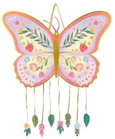 OH YEAH Große Geburtstags-Pinata mit Schmetterling, 47 x 39 cm, Dekoration für Kinderpartys, Jungen und Mädchen, große Pinata zum Befüllen mit Spielzeug und Süßigkeiten.