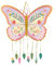 OH YEAH Große Geburtstags-Pinata mit Schmetterling, 47 x 39 cm, Dekoration für Kinderpartys, Jungen und Mädchen, große Pinata zum Befüllen mit Spielzeug und Süßigkeiten.