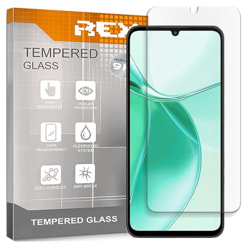 REY Protector de Pantalla para ZTE Blade A35 - A55, Cristal Vidrio Templado Premium
