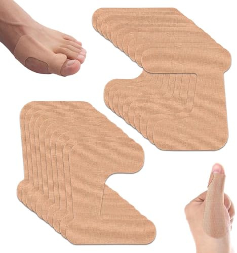KEMUZ 20 Stück Knietapes Vorgeschnitten Knie, Muskel Patch Knieschoner Mit Perfektem Trage-Komfort, Wasserfestes & Elastisches Physio Tape Für Knieschmerzen Streifen(Beige)