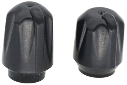 Two-way Radio Volume Control Knob and Channel Knob Button Cap 888S Two Way Radio Volume + Channel Knob Button Cap Replacement