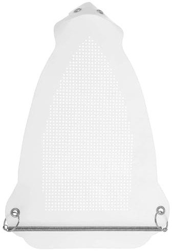 Elegaperma Iron Cover,Heat Resistant Anti-Scorch Steam Irons Protection | White 9 × 6 Non Stick Iron Shield Cover for Home Tailor Shop Fabric Safety