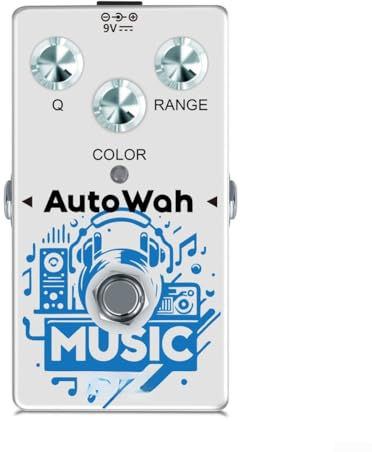 Gitarren-Auto-Wah-Effektpedal für Rowin RE-08 mit Gehäuse aus Zinklegierung sorgt für solide Konstruktion und gleichmäßige Wah-Antwort