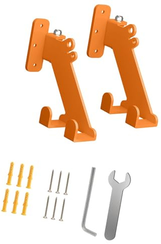 APGLSXY Kombinierte Kettensägen Wandhalterung aus festem Stahl mit modifizierbarer Aufhängung für eine Flexible Werkzeugorganisation, Reparaturhalterung