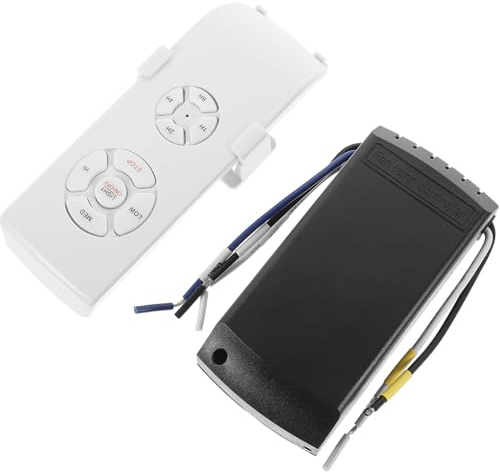 ULDIGI Kit Mando Ventilador Techo Sulion Inalámbrico Función Temporizador para Control Remoto del Ventilador de Techo en Hogar y Oficina, Material PC sin Batería