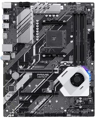 Placa Madre Placa Base Fit For ASUS Prime X570-P Compatible con CPU 5500, 5600X, 5700X, 5800X3D, 4 x DDR4 de 5100 MHz, 128 GB, NVME, M.2, HDMI, ATX, AM4