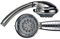 Haushalt International Duschkopf 8 Strahlfunktionen Handbrause Duschbrause verchromt