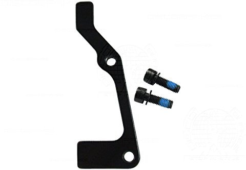 DiscoBrakes-Adapter kompatibel mit Shimano und Ersatz für AVID, Formula, MAGURA. Upgrade auf 180-mm-Scheibe, 5 Farben, schwarz