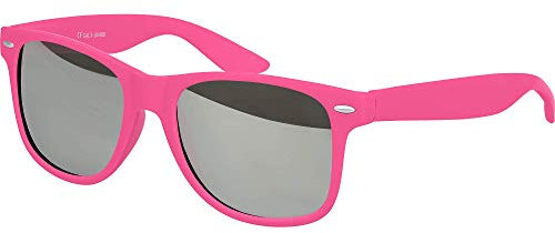 Balinco – Sonnenbrille Damen & Herren UV400 CAT 3 CE – Klassische Sonnenbrillen mit Federscharnier – Verspiegelte, braune, Klarglas & Smoke-Gläser – Sunglasses 100% UVA/UVB Schutz – Diverse Farben