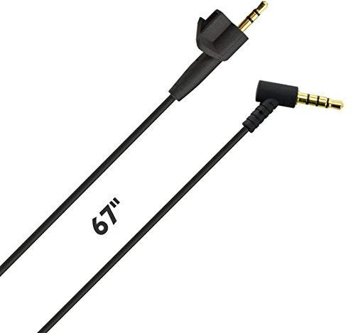 Linkidea Audio Cable for Bose Around-Ear AE2, AE2i, AE2w Headphones, 2.5mm to 3.5mm Replacement Aux Cord (5.5 ft / 1.7 m)