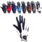 RL24 - Reithandschuhe Damen & Herren Professional Nubuk | Handschuhe zum Reiten | Reiterhandschuhe mit Magic-Lederimitat | robust, rutschfest & atmungsaktiv | Reitzubehör in Schwarz/Weiß | L